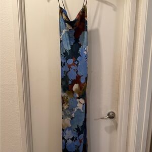 12th Tribe Multicolor Floral Maxi Dress